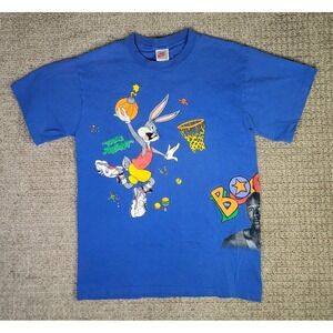 VTG 1993 Nike Hare Jordan Looney Tunes Bugs Bunny T-Shirt Men's Size Large RARE‎